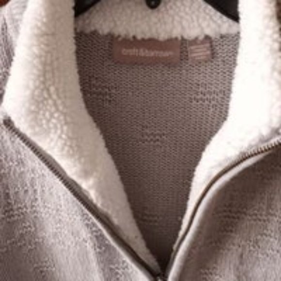 Croft & Barrow Sweater w/ sheepskin neck lining - Picture 2 of 5